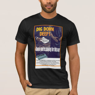 Piken orsakar djupt dig betalar för detta krig t-shirt