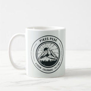 Pikes har högsta prioritet Colorado Hiking Skiing  Kaffemugg