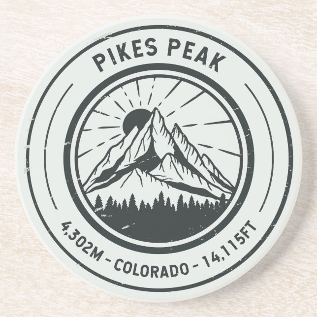Pikes har högsta prioritet Colorado Hiking Skiing  Underlägg (Framsidan)