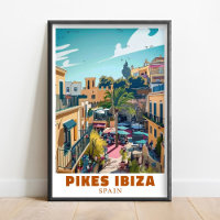 Pikes Ibiza nattklubb väggkonst - Ibiza väggkonst 