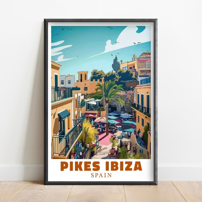 Pikes Ibiza nattklubb väggkonst - Ibiza väggkonst  (Skapare uppladdad)