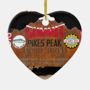 Pikes maximala toppmöte, Colorado Julgransprydnad Keramik