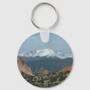 Pikes nå en höjdpunkt Keychain Nyckelring