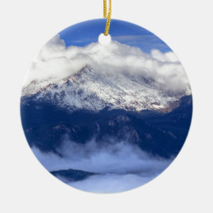 Pikes nå en höjdpunkt med nya Snowfall och moln Julgransprydnad Keramik