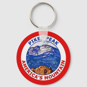 Pikes Peak America's Mountain Nyckelring