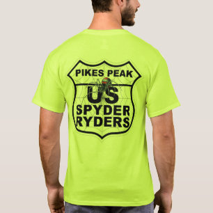Pikes Peak Chapter - Logotyp 2-sidig trans T Shirt