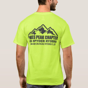Pikes Peak Chapter - Pikes Peak Mountain - svart T Shirt