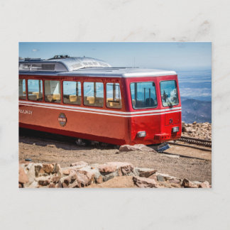 Pikes Peak Cog på toppen av Pikes Peak Vykort