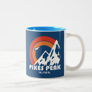 Pikes Peak Colorado Sol Eagle Två-Tonad Mugg