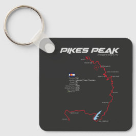 Pikes Peak Colorado USA Route 01 Nyckelring