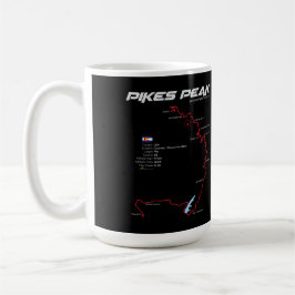 Pikes Peak Colorado USA Rutt 01 Kaffemugg