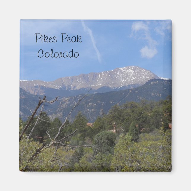 Pikes Peak- Colorado Vår Magnet (Framsidan)