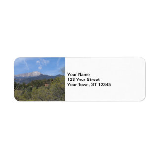 Pikes Peak- Colorado Vår Returadress Etikett