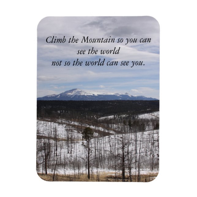 Pike's peak Foto Magnet (Vertikal)