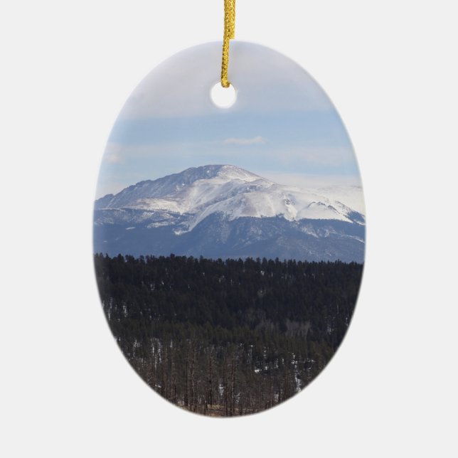 Pike's Peak Julgransprydnad Keramik (Framsidan)
