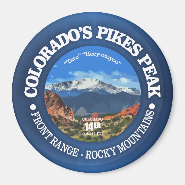Pikes Peak Magnet (Framsidan)