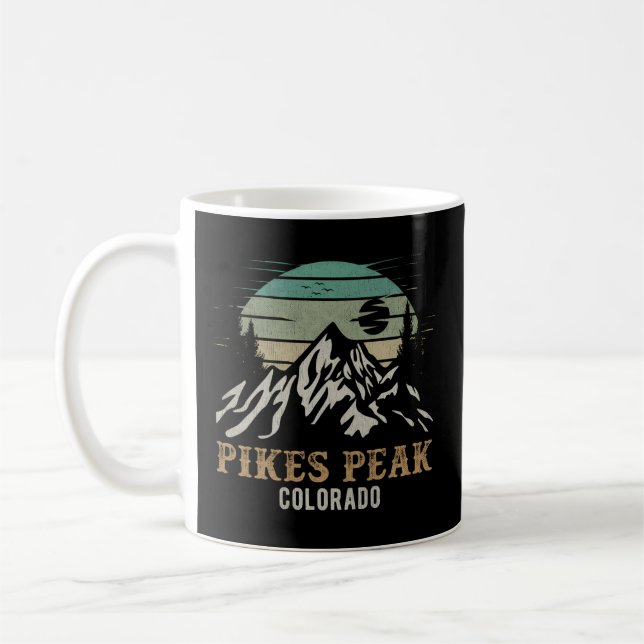 Pikes Peak National Park Merchandise Hiking Pikes Kaffemugg (Vänster)