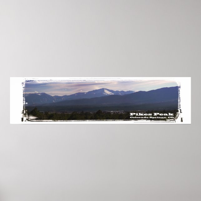 Pikes Peak panorama Poster (Framsidan)