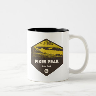 Pikes Peak State Park Iowa Två-Tonad Mugg