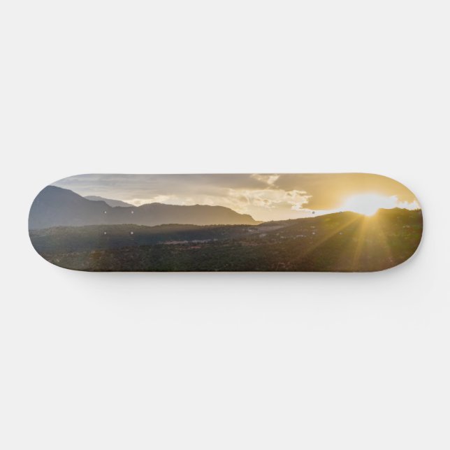 Pikes Peak Sunset Dimma Skateboard (Horz)