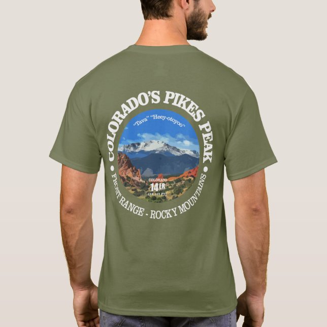 Pikes Peak T Shirt (Baksida)