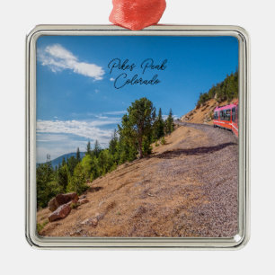 Pikes Peak Tåg Ride Premium Ornament