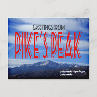 Pike's Peak Vykort