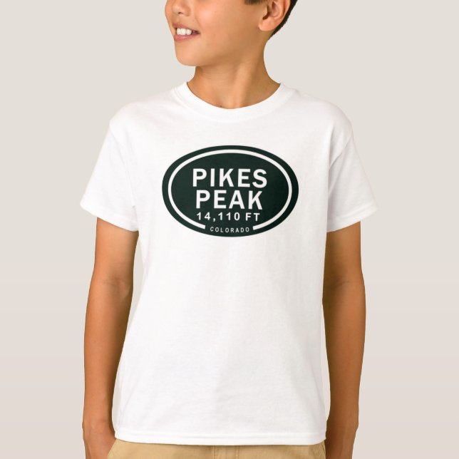 Pikes topp 14 110 FT CO Mountain T-Shirt (Framsida)