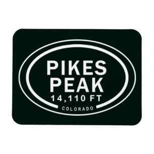 Pikes topp 14 110 FT Colorado Rocky Mountain Magnet