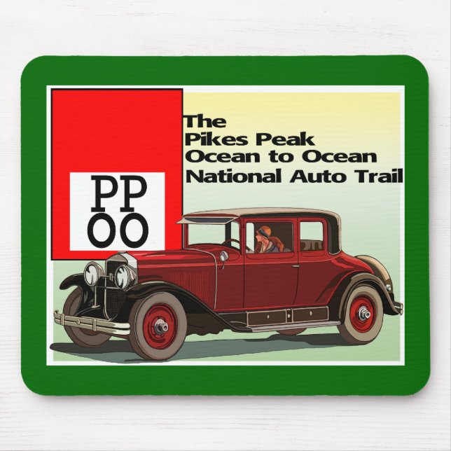 Pikes toppar Ocean till Ocean Auto Trail Musmatta (Framsidan)