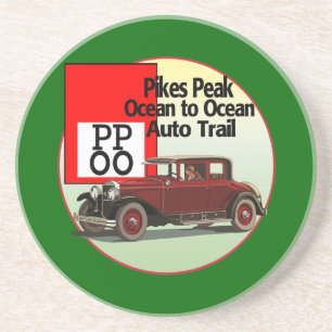 Pikes toppar Ocean till Ocean Auto Trail Underlägg Sandsten