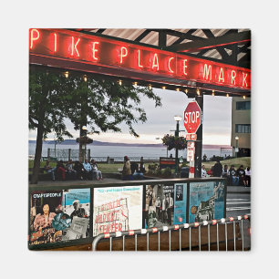 pikestället marknadsför Seattle Magnet
