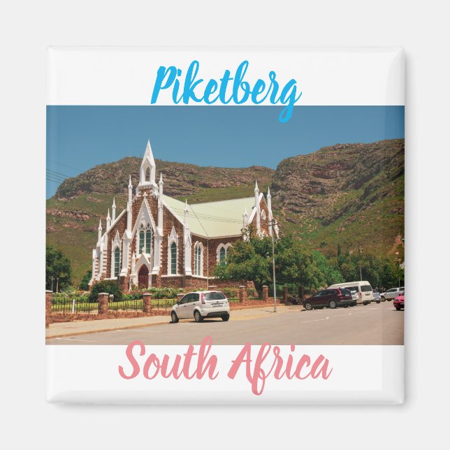 Piketberg Western Cape Church South Afrika SA Magnet (Framsidan)