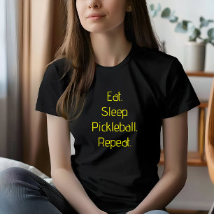 Pikleball Älskare Dream: Gåvor till hennes gult T Shirt