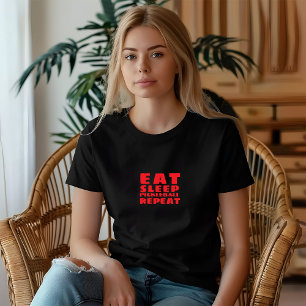 Pikleball Älskares Dröm: Gåvor till Henne röd T Shirt