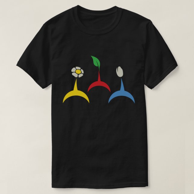 Pikmin huvud t-shirt (Design framsida)