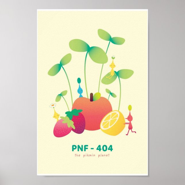 Pikmin Planet Poster (Framsidan)