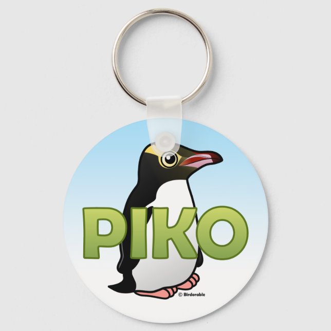 Piko den Gult Penguin Nyckelring (Framsida)
