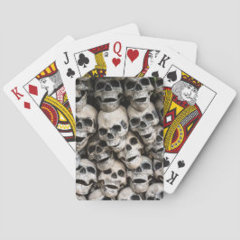 Pil av Döskallar för uppspelningskort Spelkort