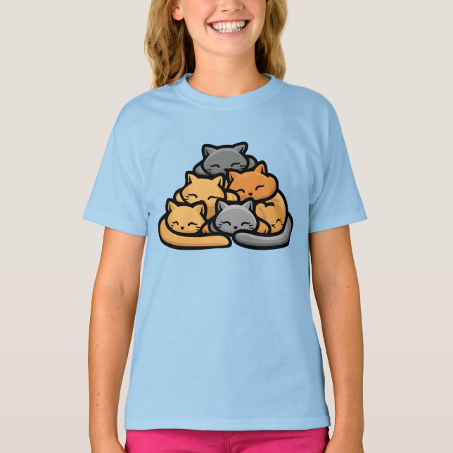 Pil av Kattunge Lover från den finstilta Cute Cat T Shirt (Framsida)
