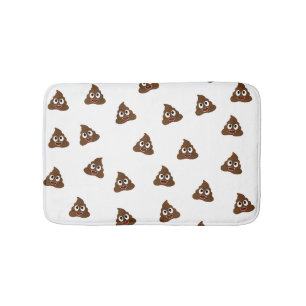 Pil av Poo emoji-leende poppor Badrumsmatta