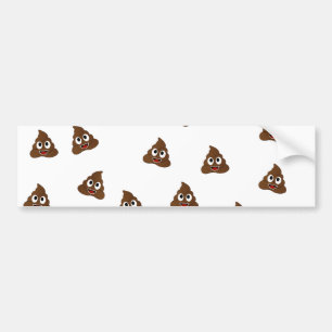 Pil av Poo emoji-leende poppor Bildekal