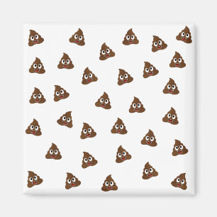 Pil av Poo emoji-leende poppor Magnet
