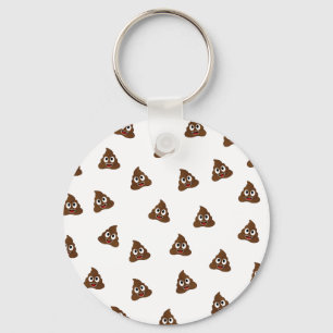 Pil av Poo emoji-leende poppor Nyckelring