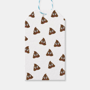 Pil av Poo emoji-leende poppor Presentetikett