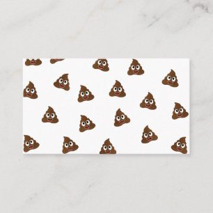Pil av Poo emoji-leende poppor Visitkort