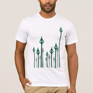 Pil Bild på Lodräts pilar T Shirt