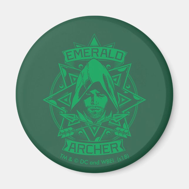 Pil | Emerald Archer Graphic Magnet (Framsidan)