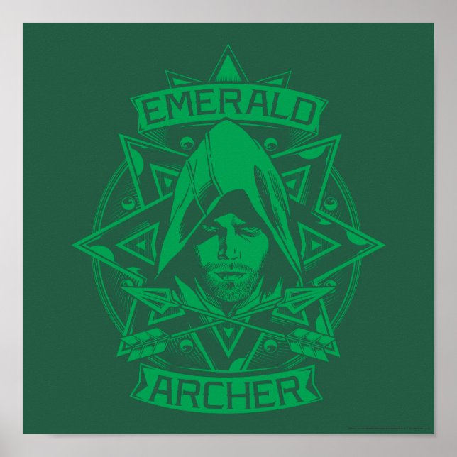 Pil | Emerald Archer Graphic Poster (Framsidan)