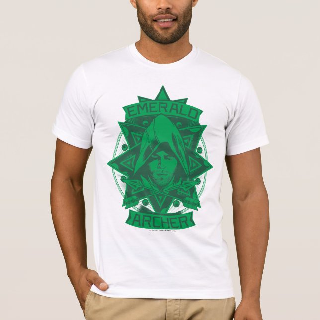 Pil | Emerald Archer Graphic T Shirt (Framsida)